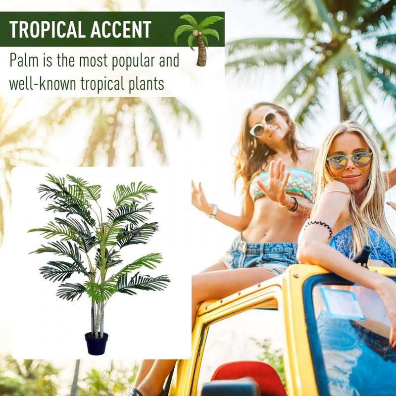 Outsunny 150cm Artificial Plant with Pot