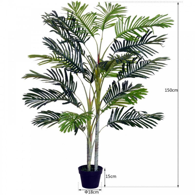 Outsunny 150cm Artificial Plant with Pot