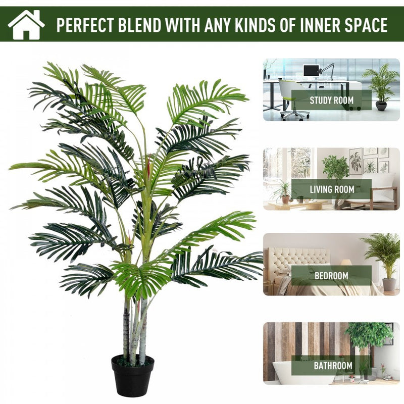 Outsunny 150cm Artificial Plant with Pot