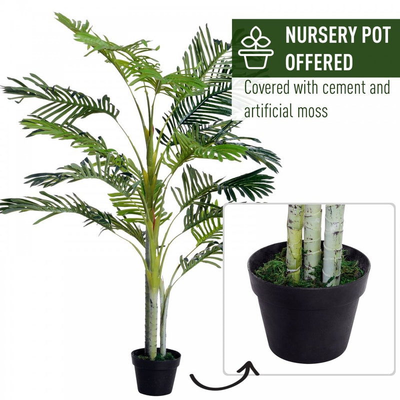 Outsunny 150cm Artificial Plant with Pot