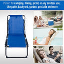 Outsunny  Sun Lounger With Pillow - Blue