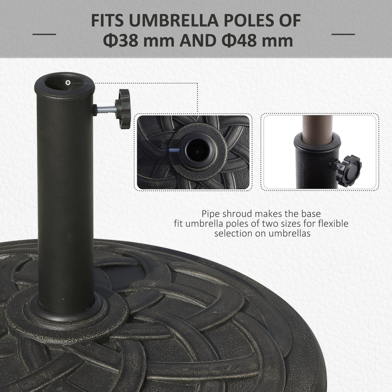 19 kg Umbrella Parasol Base - Bronze