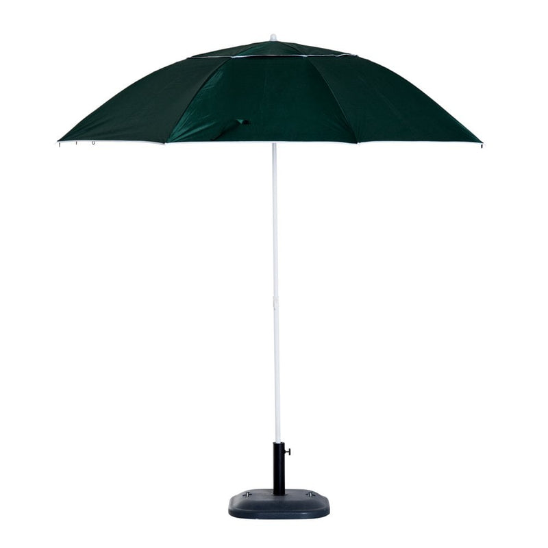 Outsunny  Beach Canopy Parasol with Side Panels  2 m- Green