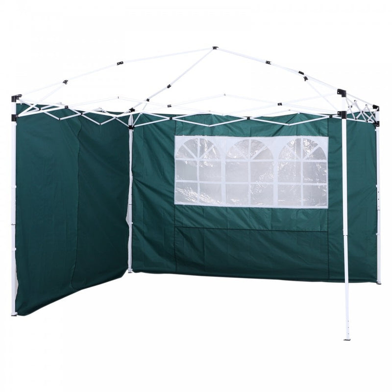 Outsunny 3m x 2m Gazebo Replacement Side Panels - Green