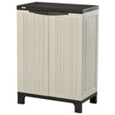 Double Door Garden Shed Cabinet - Beige
