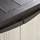 Double Door Garden Shed Cabinet - Beige