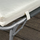 Set of 2 Non-Slip Sun Lounger Cushions - Beige