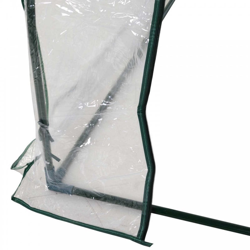 Outsunny PVC Greenhouse Tunnel Steel Frame Transparent 250x100x80cm