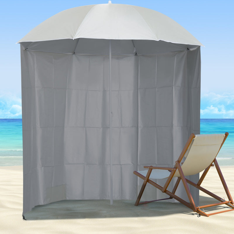 Beach umbrella sales with side panels