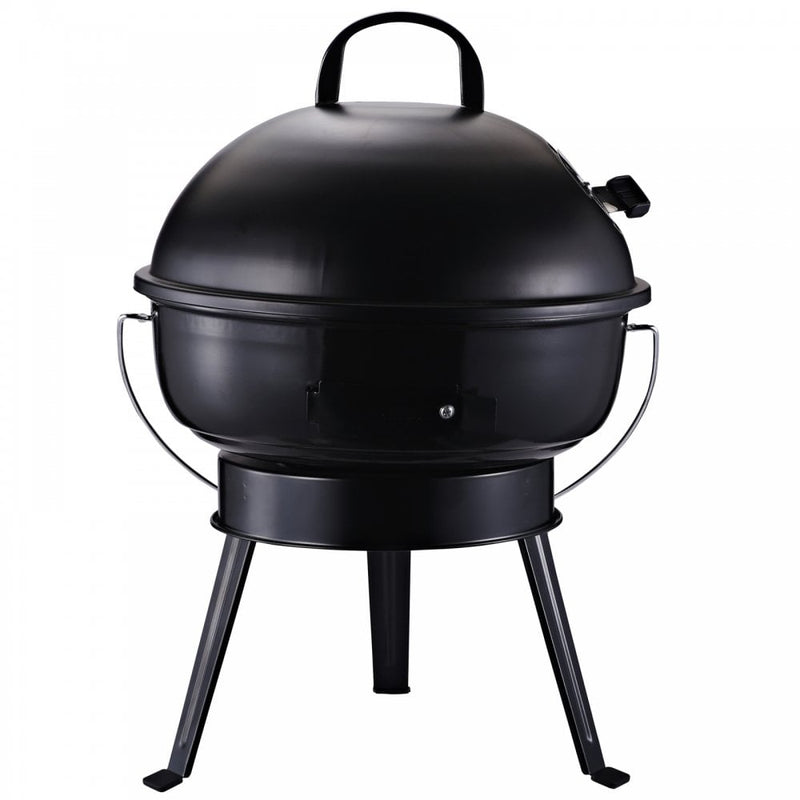 Outsunny Compact Portable Metal BBQ Grill - Black