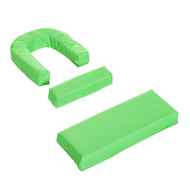 Outsunny  Sun Lounger with Pillow Reading Hole - Green