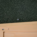 Outsunny 1.8 x 2.4ft Small Fir Wood Garden Storage Shed with Shelves