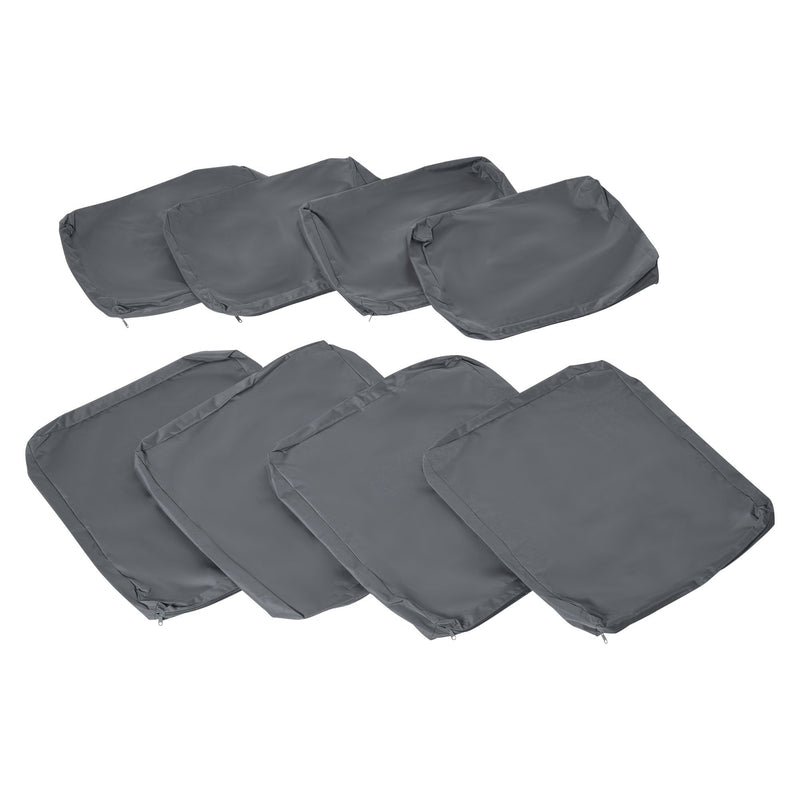 Outsunny  Seat Cushion Cover Replacement Set - Grey
