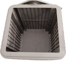 Garden Wood Effect Square Storage Table - Grey