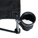 6 Seater Folding Camping Portable Chair with Carry Bag - Black