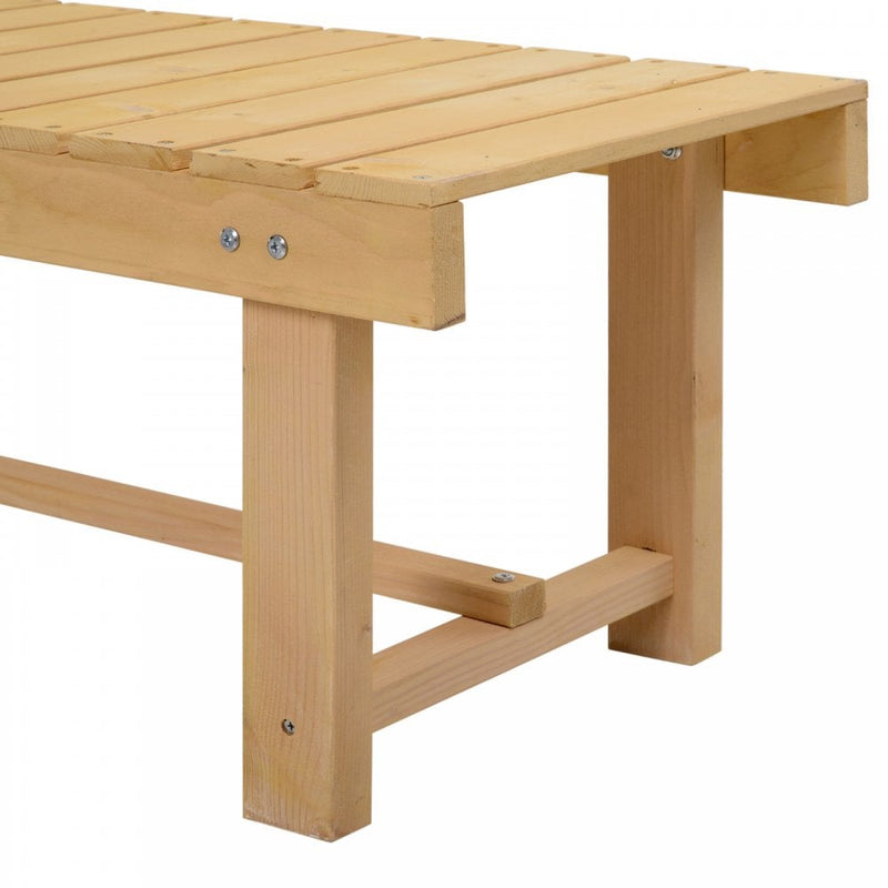 Outsunny-2 Seater Wooden Garden Bench