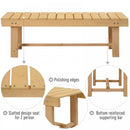 Outsunny-2 Seater Wooden Garden Bench
