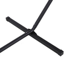Outsunny Extra-Long Hammock Stand 3.6m - Black