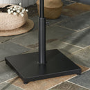 Heavy Duty Steel Adjustable Parasol Base - Black