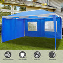 Oasis 4 X 3 M Steel Frame Gazebo/ Party Tent With Window - Blue