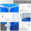 Oasis 4 X 3 M Steel Frame Gazebo/ Party Tent With Window - Blue