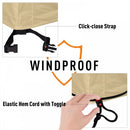 Outsunny Rattan 3 Seat Bench Waterproof Furniture Cover - Beige