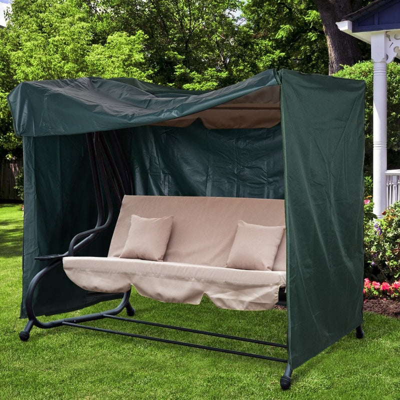 Outsunny Waterproof Swing Chair Cover- Dark Green