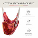 Outsunny  Hanging Cotton Hammock Swing Chair - Multi Colour