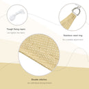 3 m Sun Shade Sail with Metal Rings - Sand