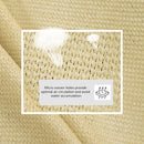 3 m Sun Shade Sail with Metal Rings - Sand