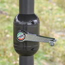 Outsunny 4.6M Sun Umbrella Canopy Double-sided Crank Sun Shade w/ Cross Base Grey
