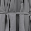Outsunny 4.6M Sun Umbrella Canopy Double-sided Crank Sun Shade w/ Cross Base Grey