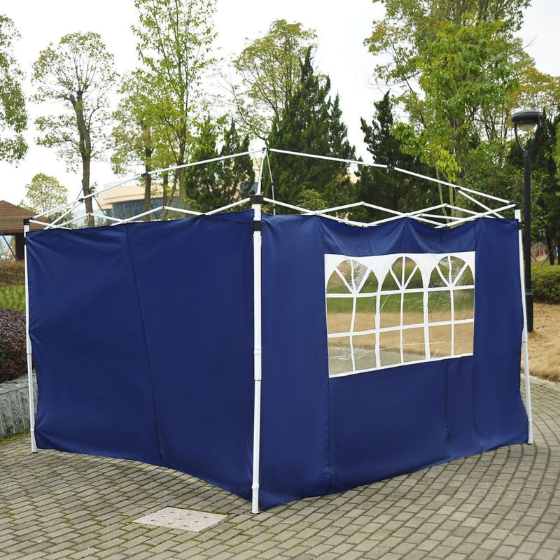 Outsunny 3m x 2m Gazebo Replacement Side Panels - Blue