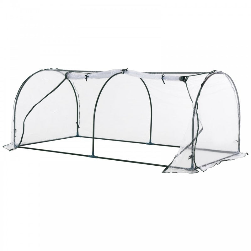 Steel Frame Transparent PVC Cover Greenhouse
