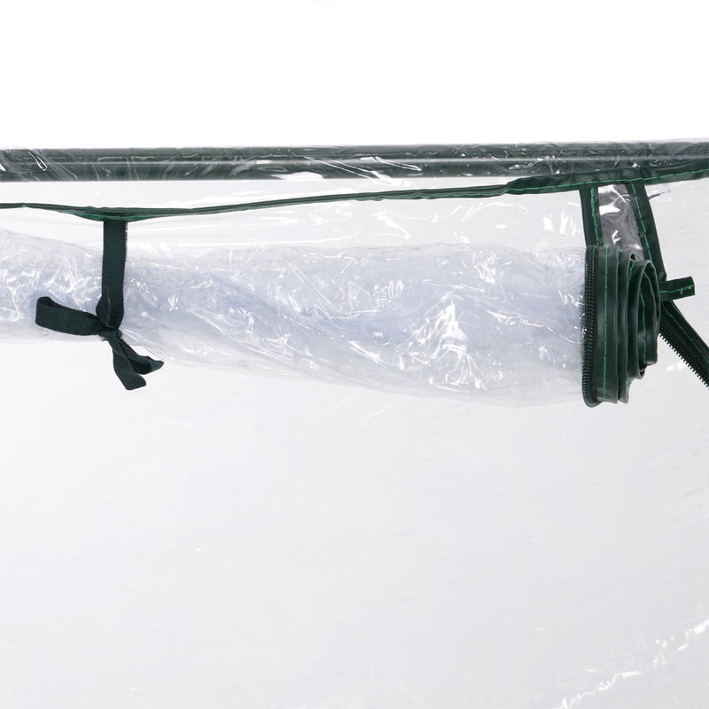 Steel Frame Transparent PVC Cover Greenhouse
