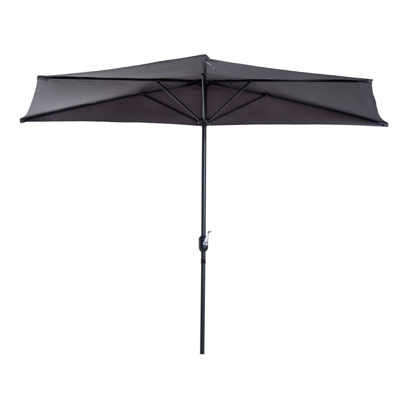 3 m Large Garden Parasol - Grey