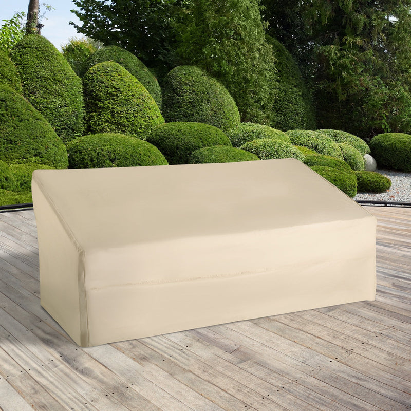 Outsunny Waterproof 3 Seat Bench Furniture Cover - Beige