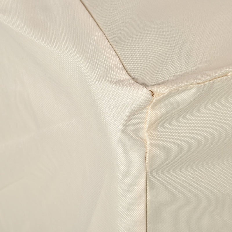 Outsunny Waterproof 3 Seat Bench Furniture Cover - Beige