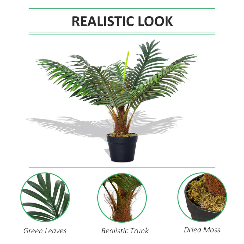 Artificial Palm Plant with Pot 60 cm