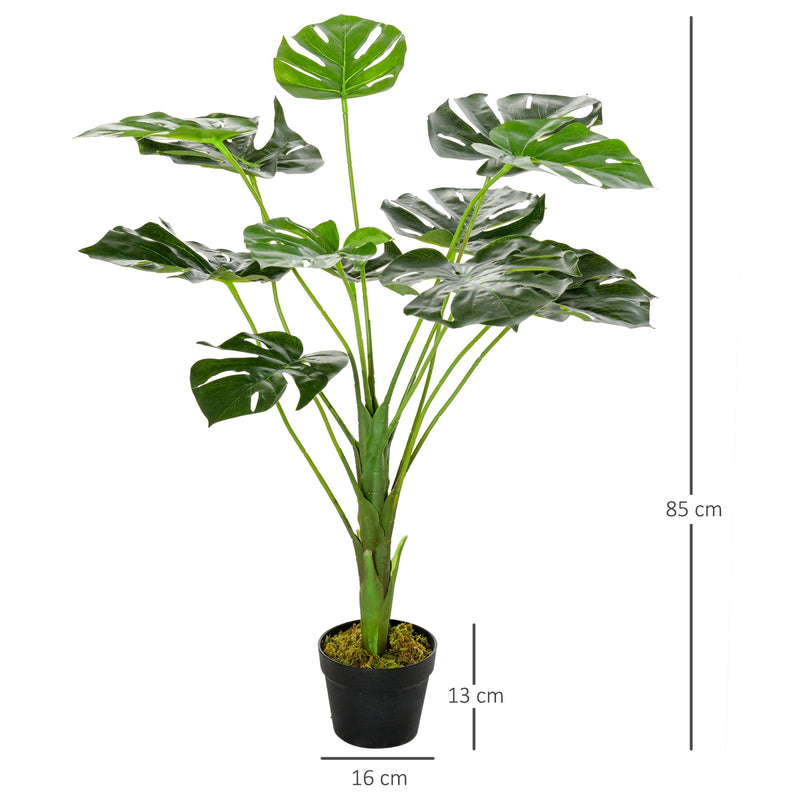 Artificial Monstera Plant Tree with Pot 85cm