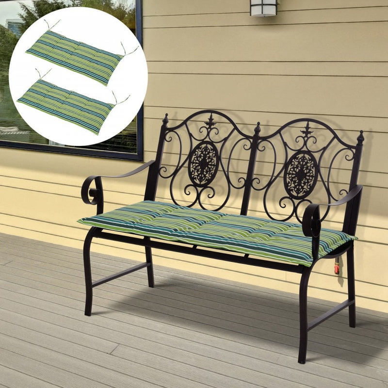 Outsunny Set of 2 Durable Swing Chair Cushion - Green