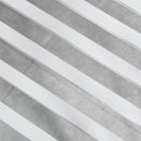 2 Seater Metal Garden Bench - White