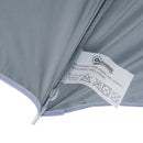 Oasis 2.2 m Outdoor Fishing Parasol Umbrella with Side Panel - Dark Green