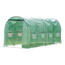 4m x 2m Walk-in Tunnel Greenhouse with Windows and Door