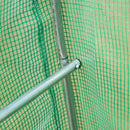 4m x 2m Walk-in Tunnel Greenhouse with Windows and Door