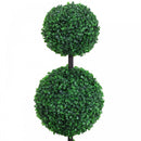 Outsunny Set of 2 Artificial Topiary Trees, with Pot