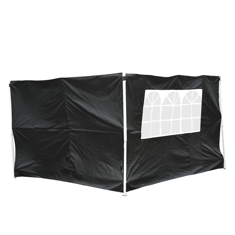 Oasis 3m x 2m Gazebo Replacement Side Panels - Black