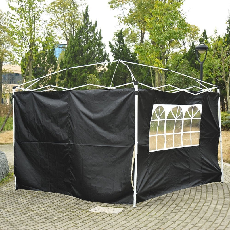 Oasis 3m x 2m Gazebo Replacement Side Panels - Black