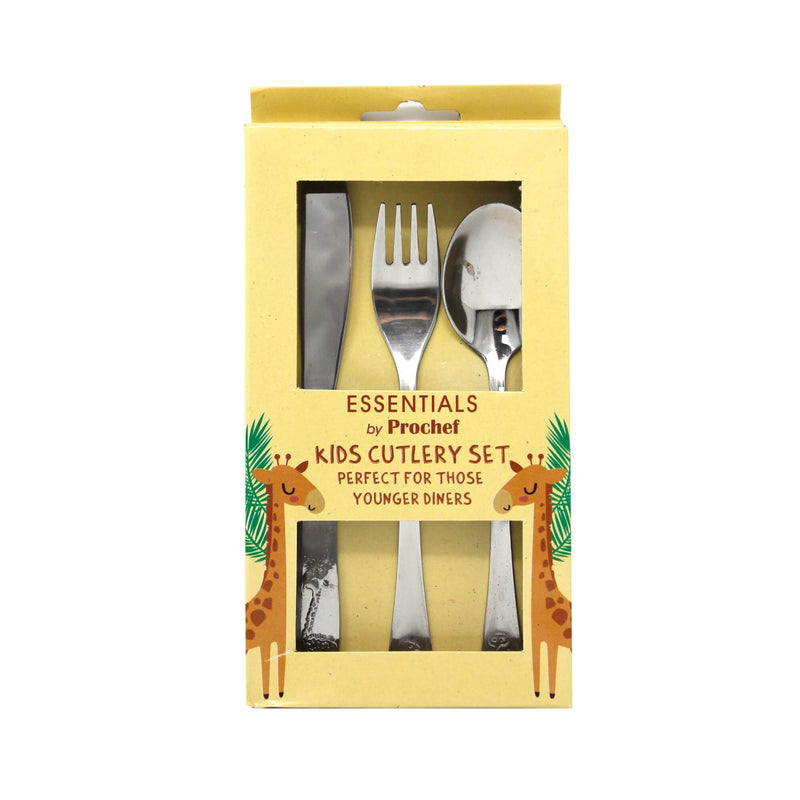 Prochef Kid's Cutlery 3 Piece Set