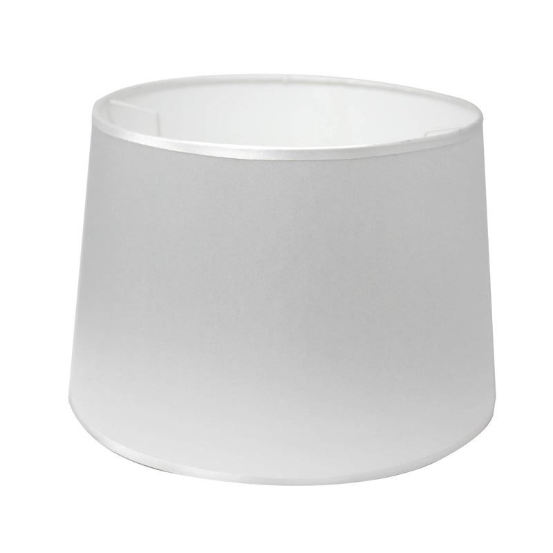 Plain Ivory Tapered Satin Light Lamp Shade Lighting Ceiling Pendant Lampshade